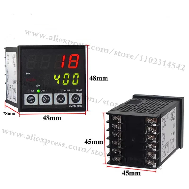 Dmh .1Pcs Smart Temperature Control Instrument XMTG-6000/6211/6212/6511/6512/6012 T1 K PT