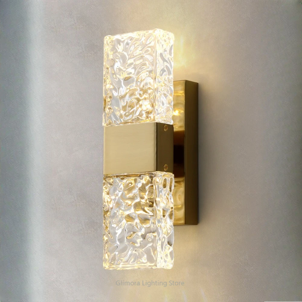 Luxury Crystal Wall Lamp, Modern Minimalist Creative Style, Crystal & Metal