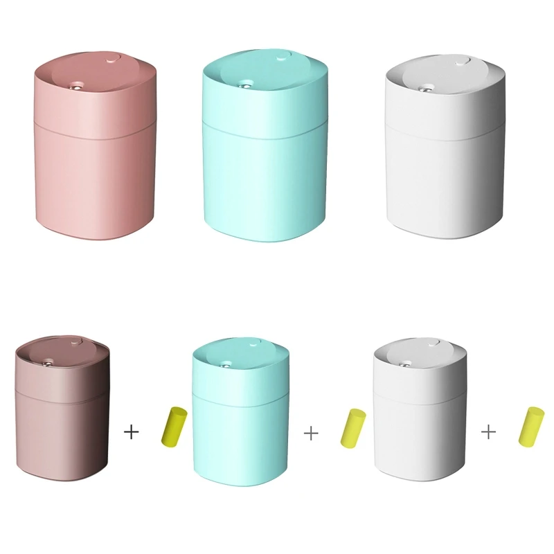 220Ml Mini Cool Mist Humidifier USB Desktop ส่วนตัวสำหรับรถบ้านห้องนอนสำนักงานท่องเที่ยว Auto Shut-Off