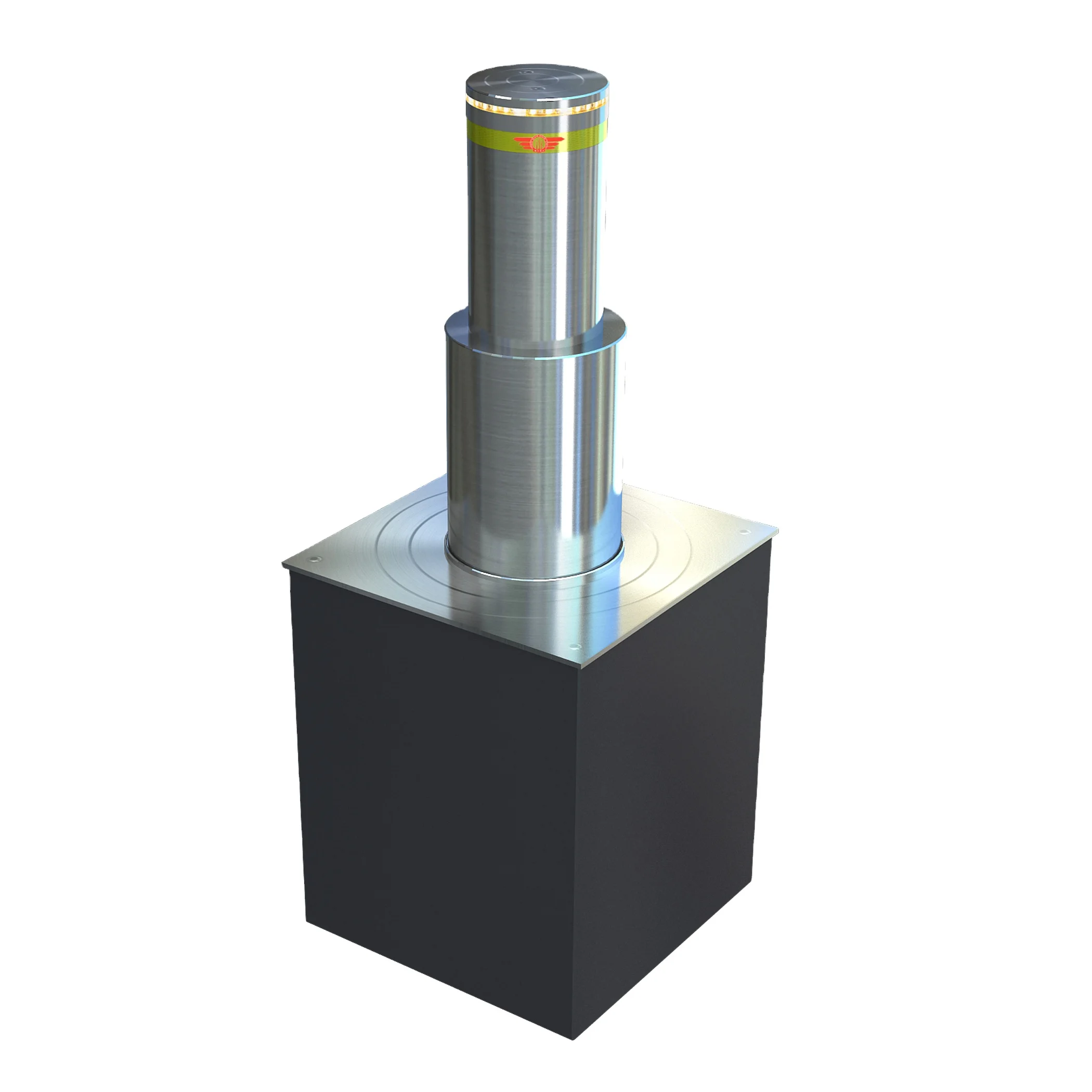 Road Remote Control Barrier Protect Vehicle Steel Embedded Automatic Steel Pump Hydraulic Rising Bollard Manufactures