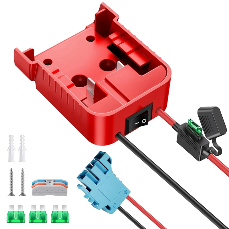 

Power Wheels Adapter For Milwaukee M18 18V Power Wheels Battery Converter Kit With Fuse & Switch