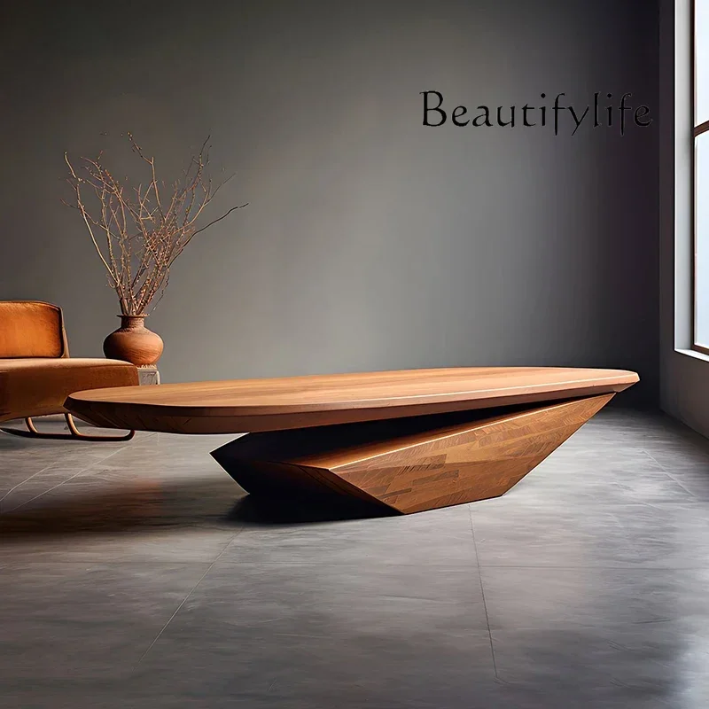 

Wood Designer Coffee Table Minimalist Unique Modern Aesthetic Coffee Table Service Simple Kawaii Room Decor Muebles Table Bois