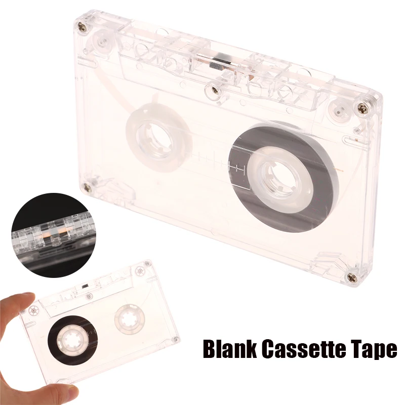 1pcs Non-slip Standard Cassette Blank Tape Player Empty 30 Minutes Magnetic Audio Tape DIY Accessories