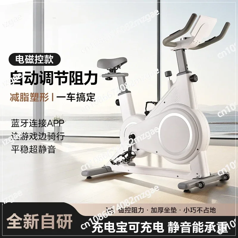 Small Electromagnetic Spinning Bicycle Home Silent Fitness Bicycle Indoor Sports Exercise Bike Fitness Equipment