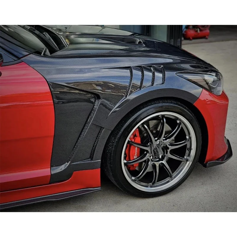 Hochwertiges Carbonfaser-Karosserie-Kit für Kia Stinger Spoiler Heckdiffusor