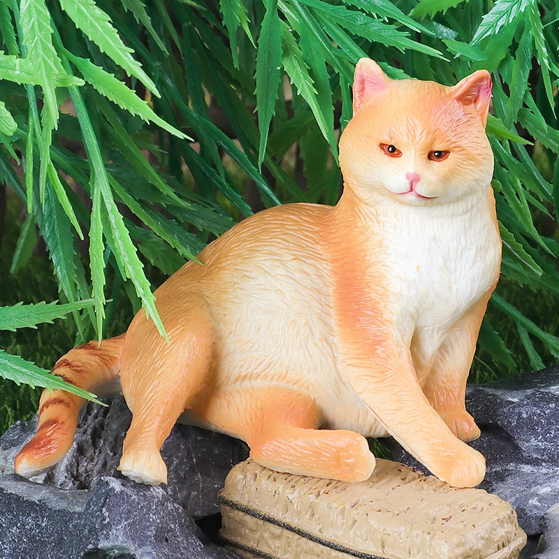 Oenux Siamese Devon Rex Sphynx Perzische Kat Kitty Model Action Figure Beeldje Leuke Woondecoratie Collectie Kinderen Speelgoed Cadeau