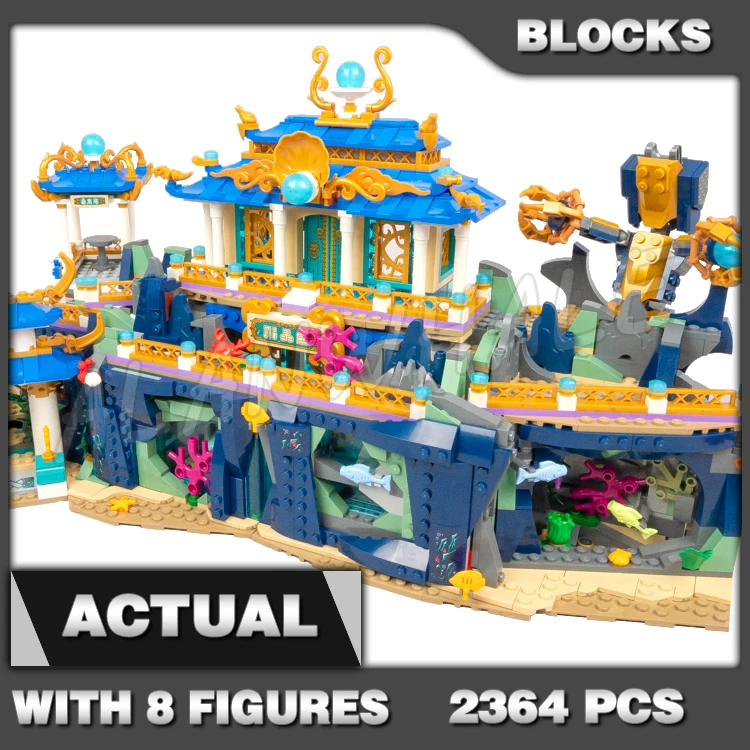 2364pcs 80554 brinquedos de blocos de construção compatíveis com o modelo