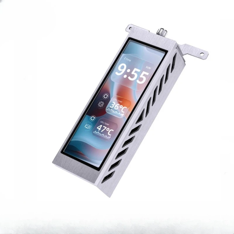 Memory stick, radiator USB secondary screen version, metal shell, computer monitoring 4.6 inches