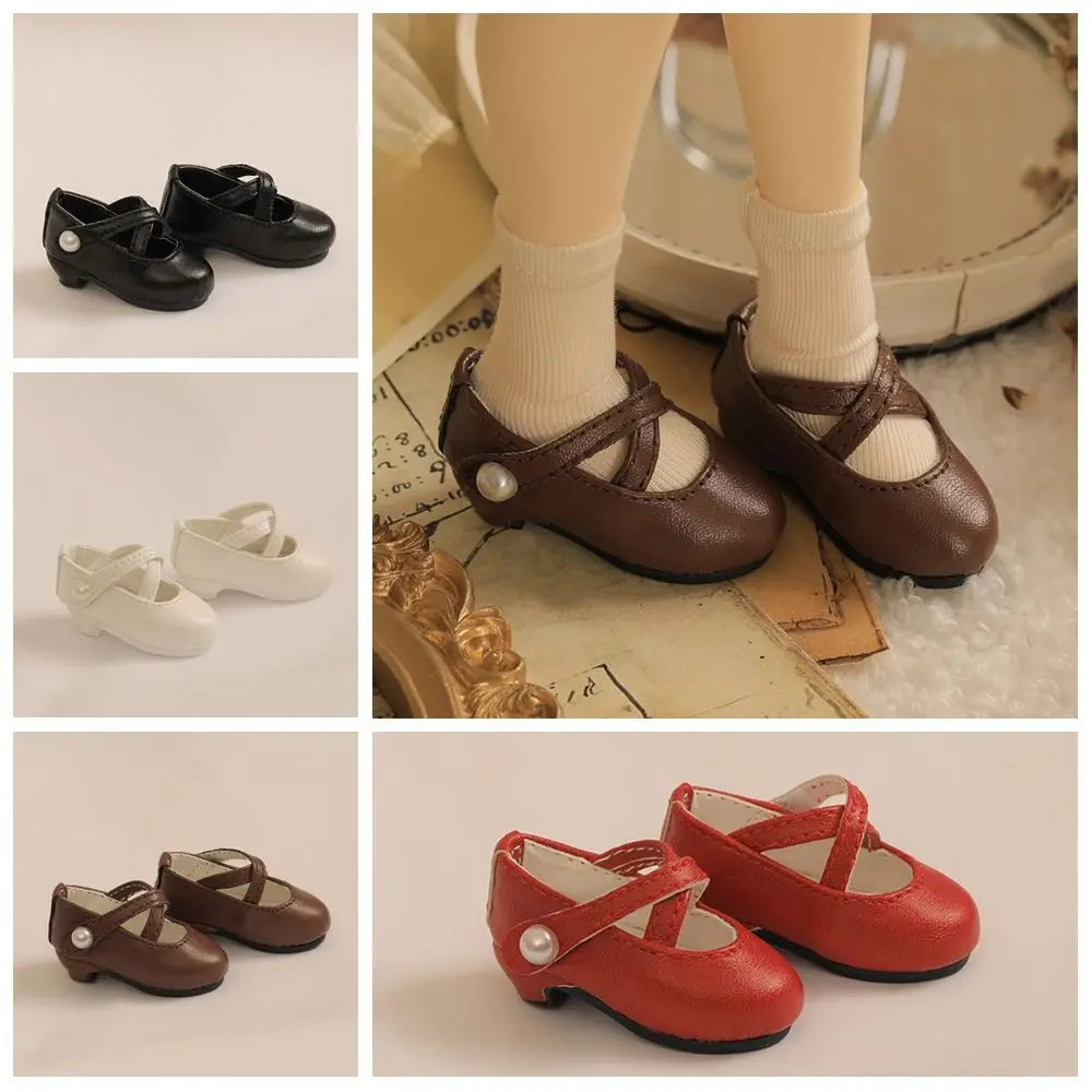 

PU Leather Doll PU Leather Shoes Short Boots Lightweight Miniature Doll Shoes Shoes Doll Cute Dress Up Shoes Clay Dolls