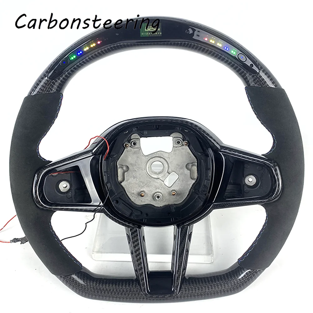 Cars accessories for BMW Customized LED carbon fiber steering wheel for G Series M3 G80 M4 G01 G20 G30 M5 F90 M8 X3m X4m X5m X6m