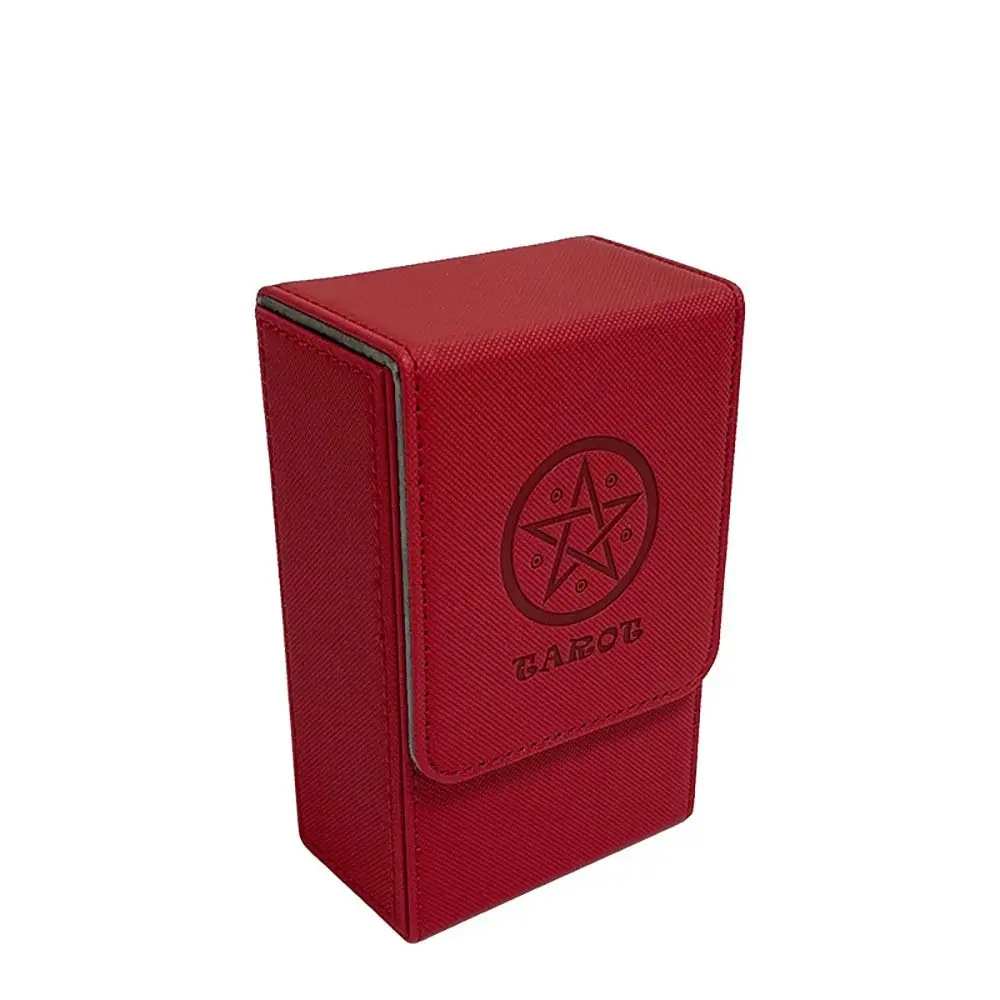 

Portable PU Tarot Card Storage Box Rectangular Box Container Collection Tarot Cards Storage Tarot Cards Case Board Game Card