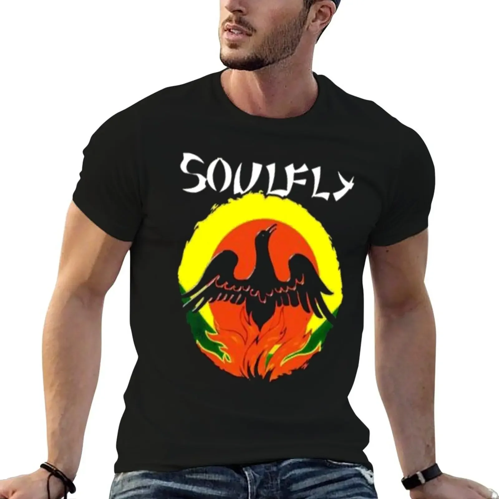 

Soul Fly New T-Shirt customizeds oversized t shirt boys animal print graphic t shirts mens t shirt graphic