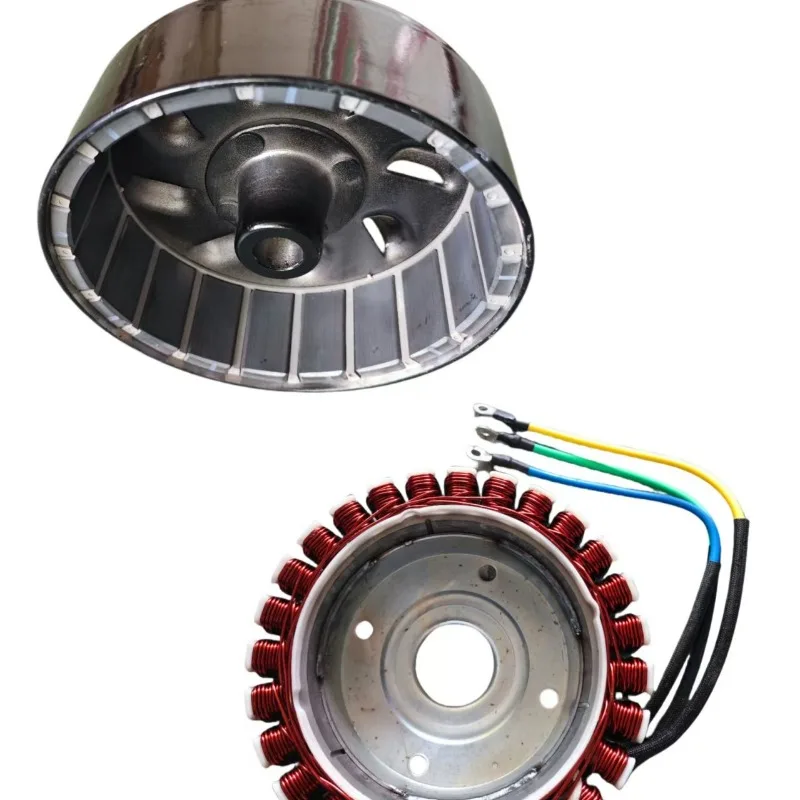 5KW AC Generator Range Extender Engine - 27 Pole Coil Stator Rotor for Electric Vehicle & Golf Cart