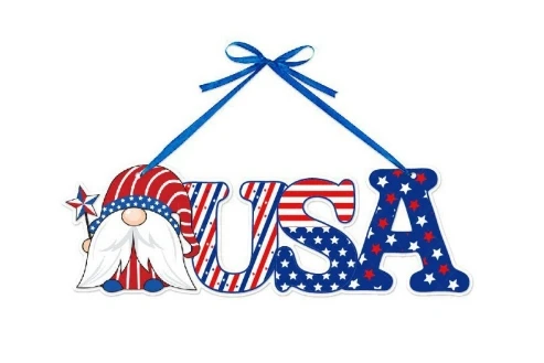 Independence Day Party Decoration Door Hanging Decorations National Day Home Decoration Wall Hanging Restroom Wall Decorations