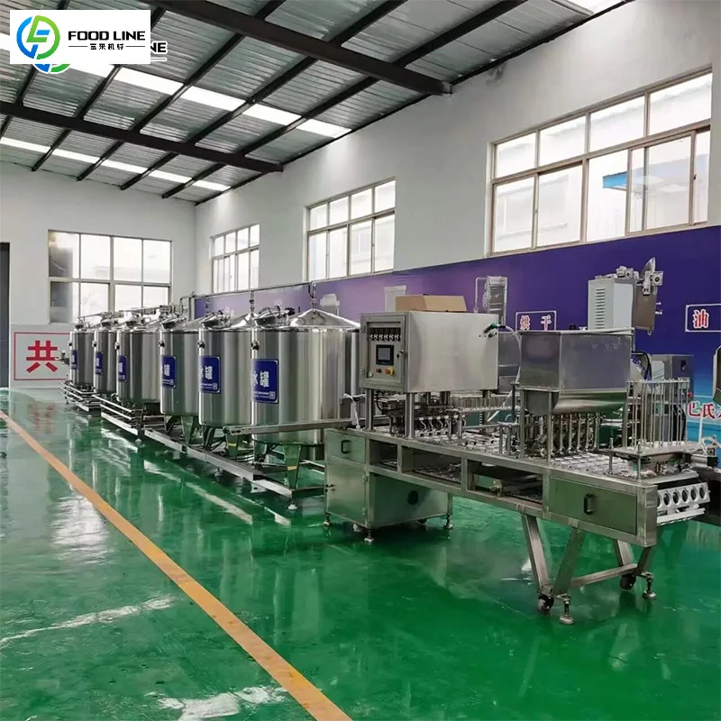 FOODLINE Large Capacity Milk Storage Yogurt Line Mass Raw Material Input Touch Screen One Key Self-clean Equipment