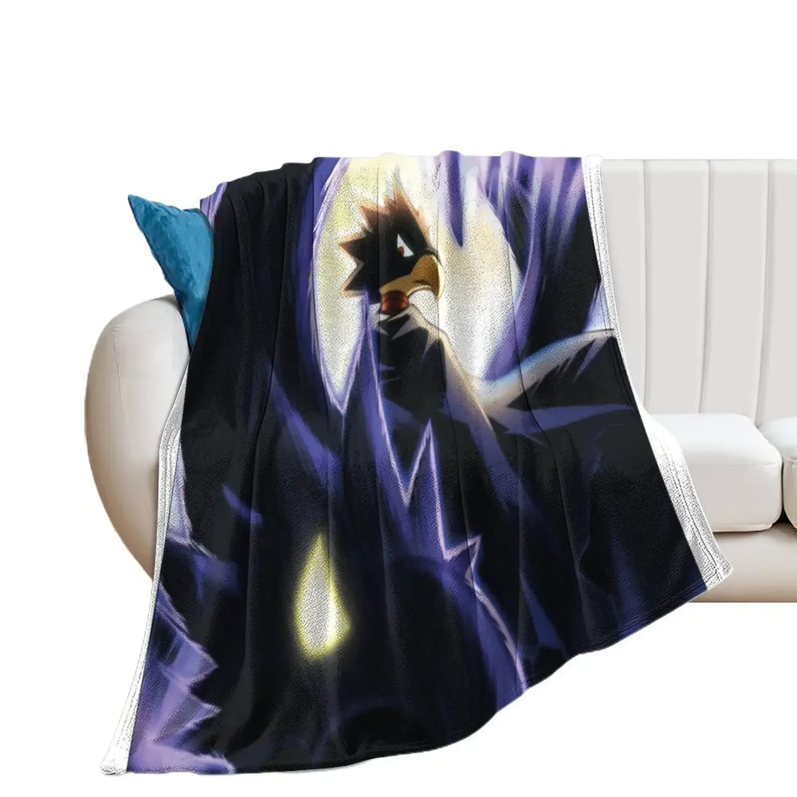 

tokoyami fumikage Throw Blanket Soft Beds anime Blankets