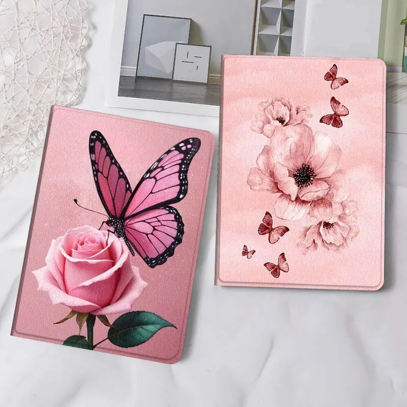 

Чехол для планшета с рисунком розовых крыльев бабочки для Samsung Tab Galaxy S6 S11 A A7 A8 A9 A11 10.1 10.4 10.5 Plus Lite