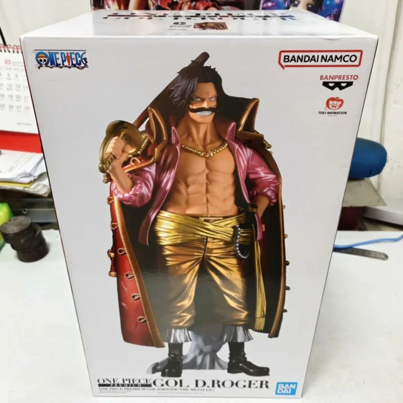 

Bandai Original In Stock Banpresto One Piece Anime Characters Gol D Roger Model Action Figure Garage Model Doll Brand New Boxed
