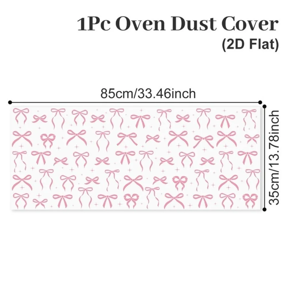 85x35cm Microwave Oven Dust Cover Washable Polyester Fabric Protective Cover Oil Proof Waterproof Microwave Dust Cover