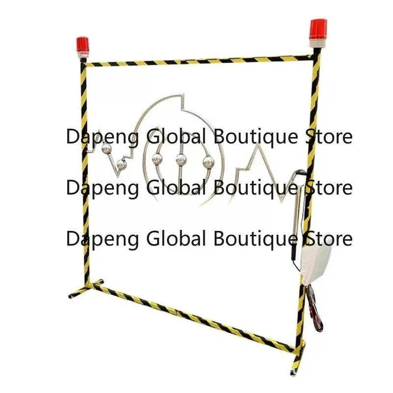 Custom Carnival Electric Maze Game Hand-Eye Coordination Challenge Toy Maze Buzz Wire Game for Event Rentals
