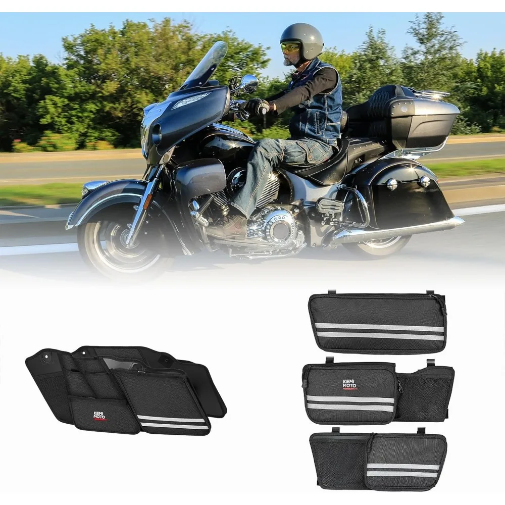 

saddle bag organizers bundle with pack organizers compatible with touring 2014-2024