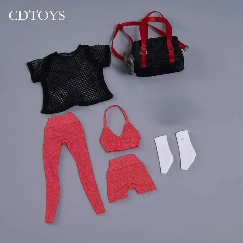 Cdtoys Cd075 1/6 Female Yoga Suit Sports Wear Clothes Model Fit 12'' Soldier Action Figure Body Dolls Toys