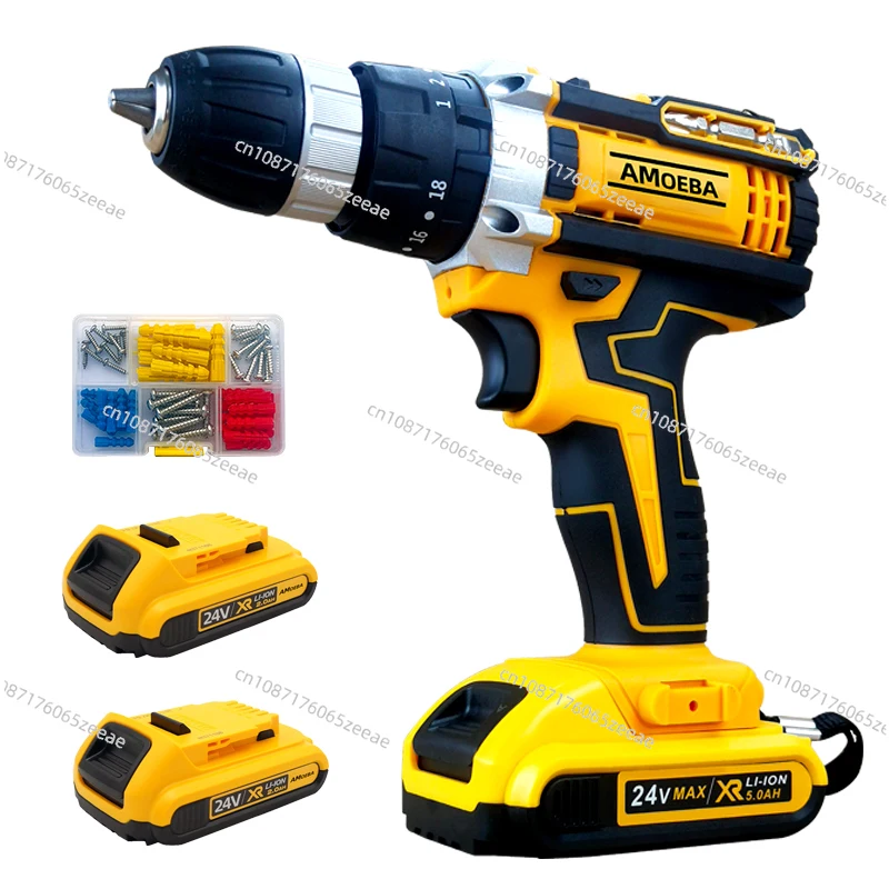 The New Listing Power Drills Hammer Battery Matkap Taladro Mini Hand Machine Electric Cordless Drill 25V Tool Set Electric Drill