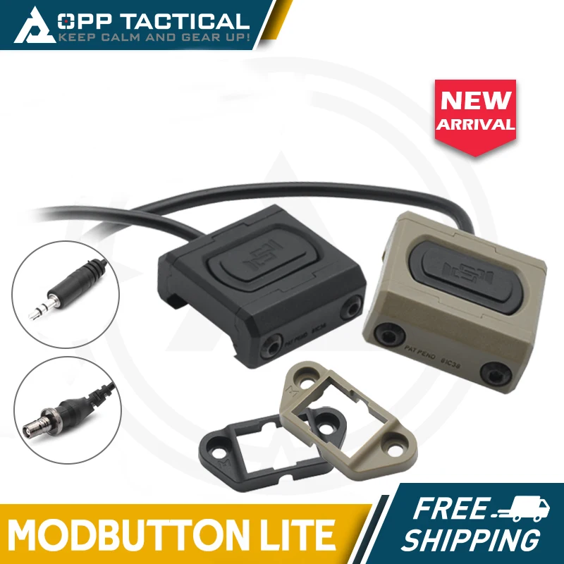 

ModButton Lite тактический фонарик мини переключатель Mlok Keymod Pic Picatinny rail M600 M300 PEQ DBAL SF Plug