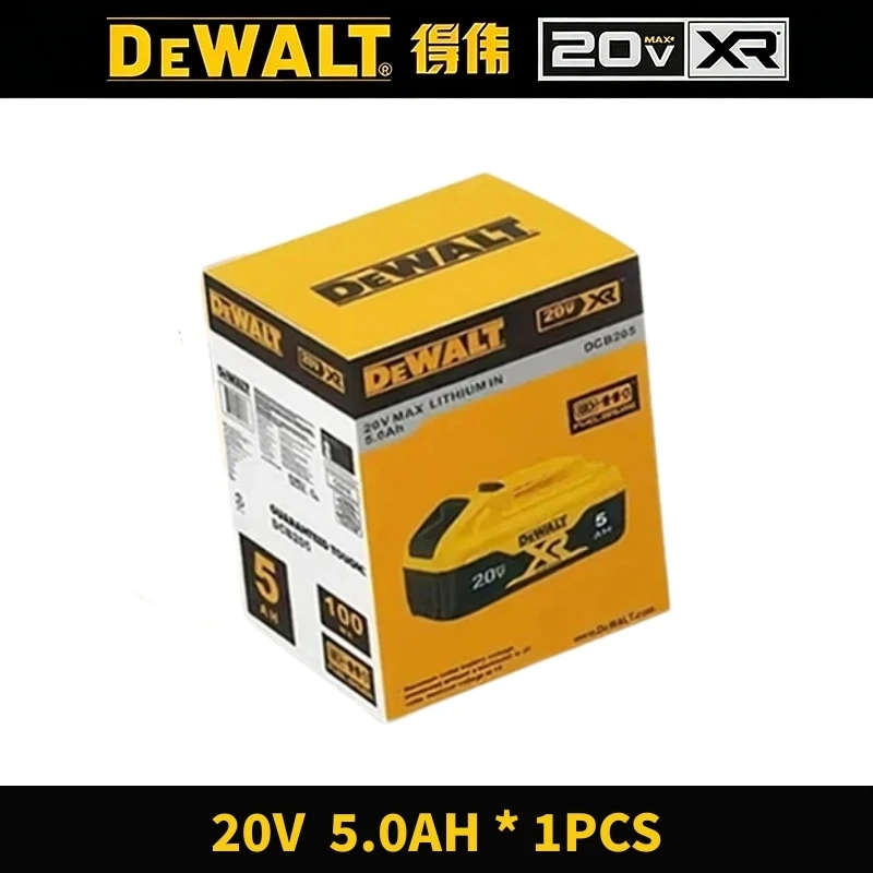 Original Flexvolt DEWALT 20V/60V Battery, for DCB606 DCB205 DCB206 DCB609 Power Tool 20V Battery, 5AH 6AH 9AH Dewalt Battery image 3
