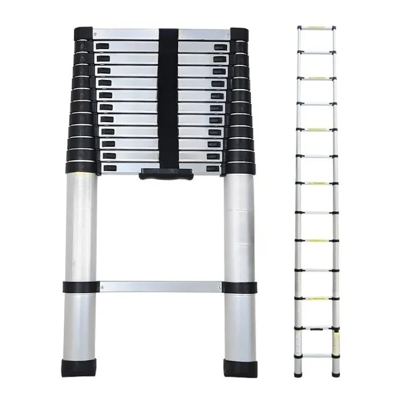 

Aluminum alloy telescopic ladder, household folding ladder, portable telescopic ladder