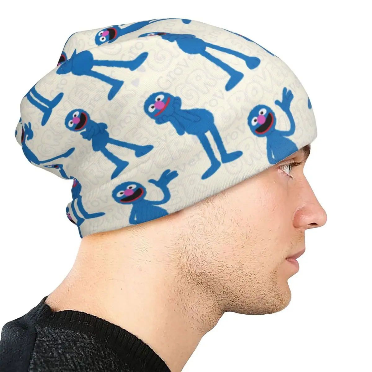 Simpatico modello Grover Sesame Street Caps Moda Uomo Donna Outdoor Skullies Berretti Cappelli Primavera caldo multifunzione Bonnet Hat