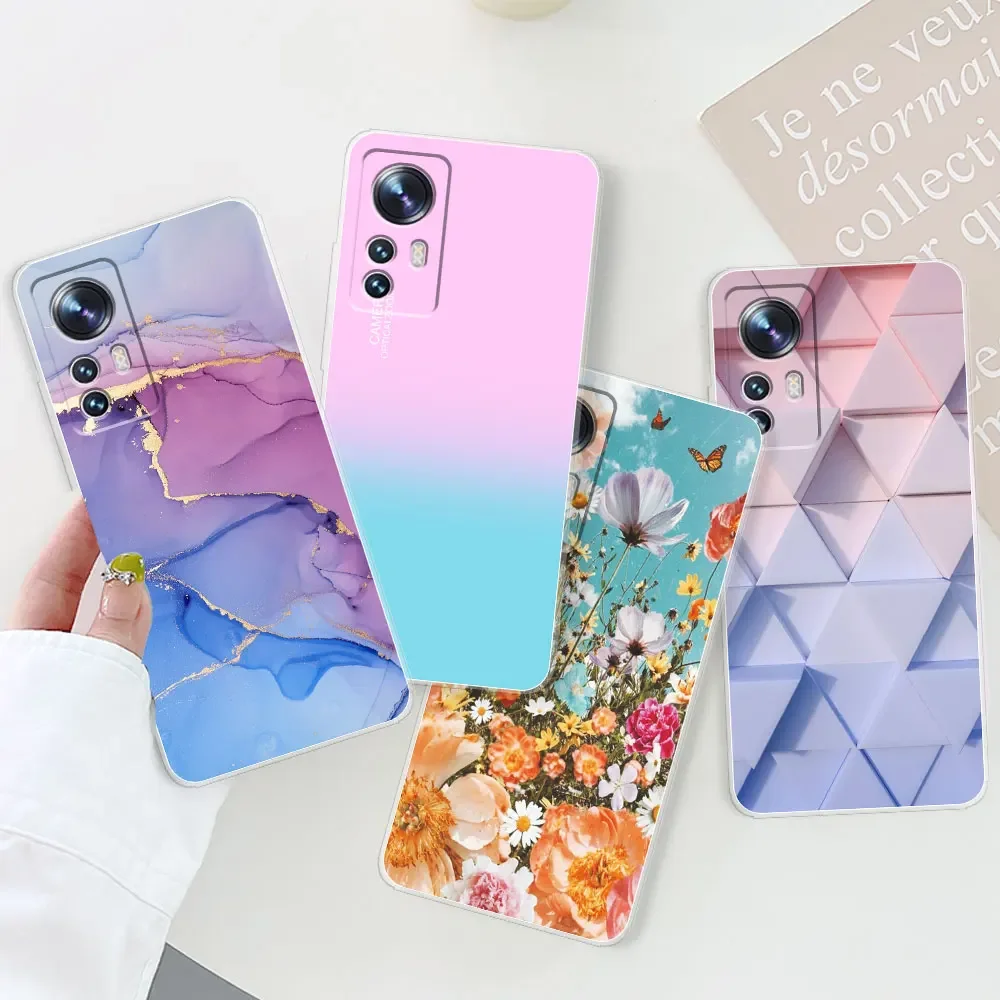 For Xiaomi 12 12 Pro 12X Case Back Cover For Xiaomi 12 Pro Girl Clear Phone Fundas Soft Silicone Case For Xiaomi 12T X 12s Ultra