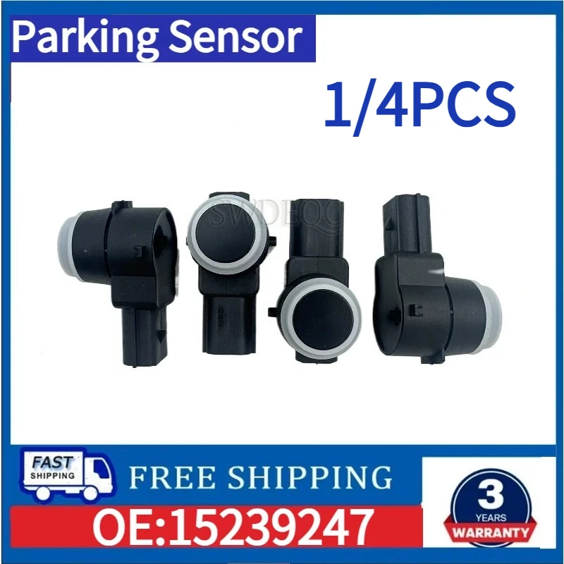 1/4pcs 15239247 PDC Parking Reverse Sensor For Buick Enclave Lucerne Cadillac Escalade Chevy Avalanche Captiva Sport GMC Yukon