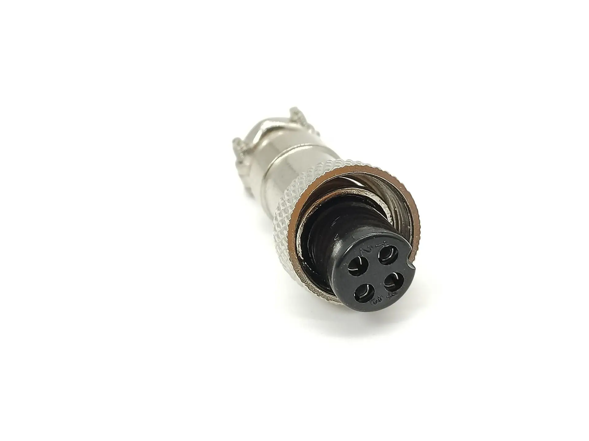 conector-de-aviacao-gx12-plugue-femea-de-4-pinos