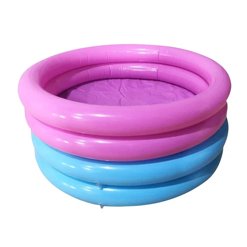 Double Layer Inflatable Swimming Pool Baby Infant Round Swim Pool Safety Pools Toy Outdoor Garden Beach Portable Kids Water Toys