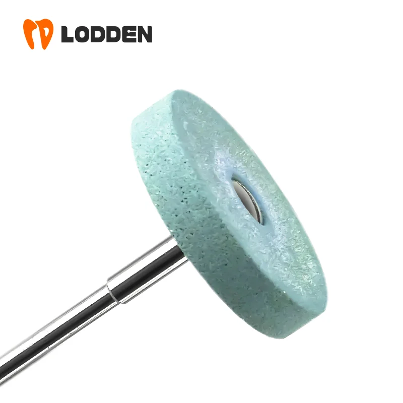 Lodden Dental Lab Polijstmachine Diamant Poloshing Kopwiel Voor Emax Zirkonia Blauw Medium Deatale Slijpen Keramiek Kronen Steen Burs