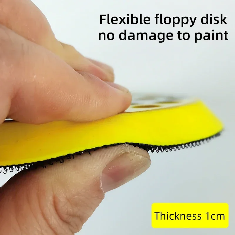 

Полировальный шлифовальный диск шасси, шлифовальная подушечка, 5-дюймовый крючок и петля для произвольной орбитальной шлифовальной машины для стиля Мира