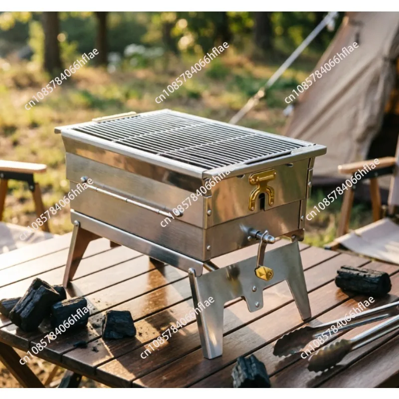 Portable Stainless Steel Folding Grill 3 Portable Stainless Steel Folding Grill