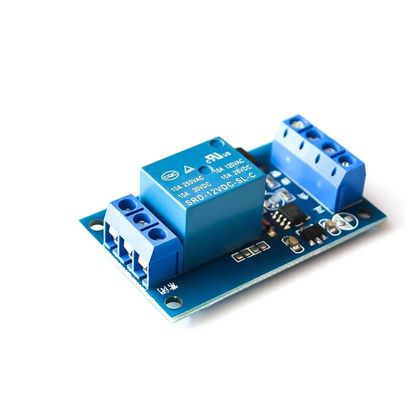 12V Bond Bistable Relay Module Car Modification Switch One Key Start and Stop the Self-Locking