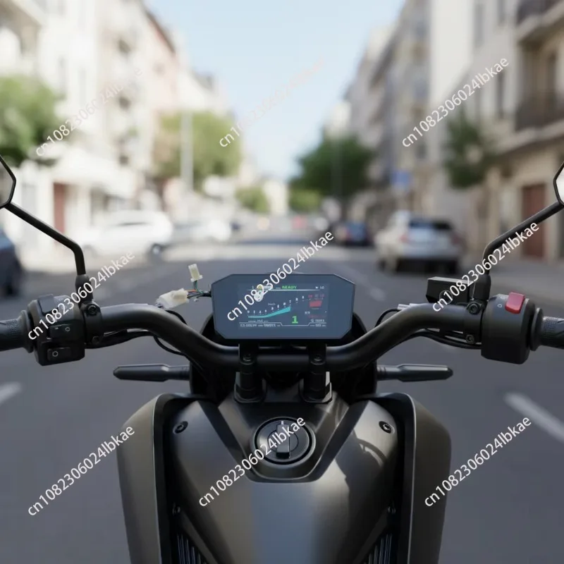 Speedometer dashboard display 48v 60v 72v 96v 108v with single wire and can bus for electric bike