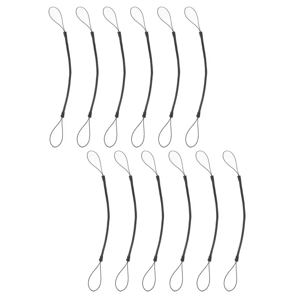 12Pcs Stylus Pen Anti Lost Rope Elastic Spring Tether for Mobile Phone Tablet Touchscreen Pens Pen Holder Lanyard Strap