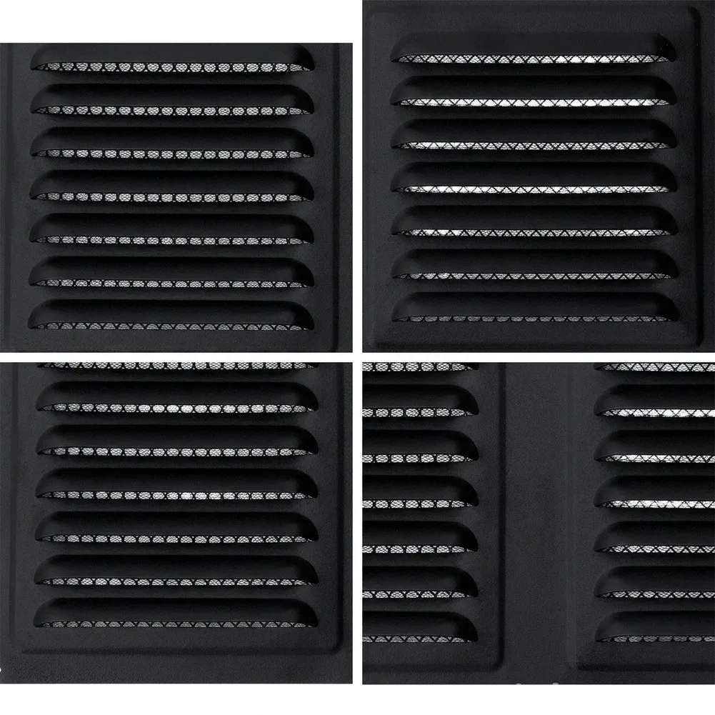 Stainless Steel Ventilation Grille 12 x6 with Directional Louver Configuration and Mesh Insert for Consistent Air Exchange