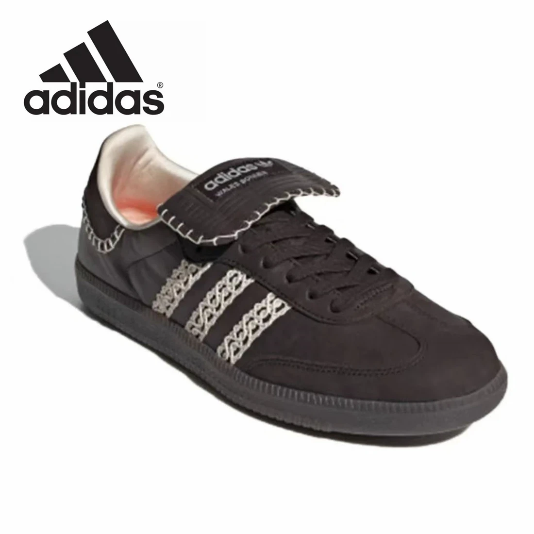 Adidas - German Samba Pony Welsh Bonner Leopard Pattern Training Shoes, Retro Multi functional Sports and Casual Gazelle Shoes