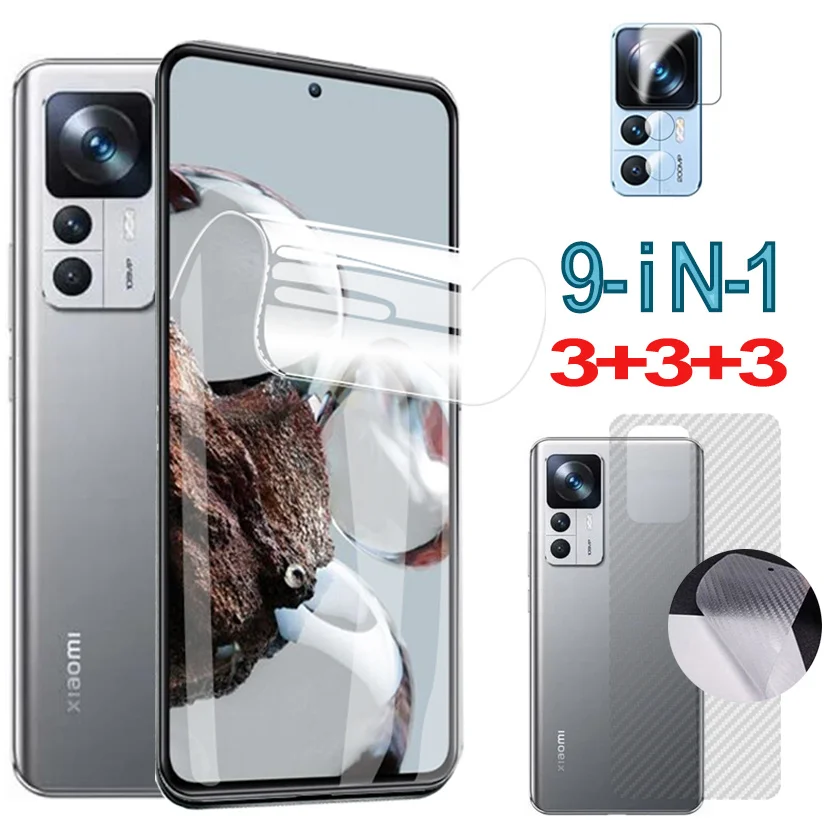 

Mi12T Pro Hydrogel Film For Xiaomi 12T Pro Screen Protector Mi 12T Pro Transparent Soft Protective Films Xiaomi 12 T Pro Mi12TPro Back Film Camera Lens Protection Xiaomi Mi 12T 11T Pro Not Glass