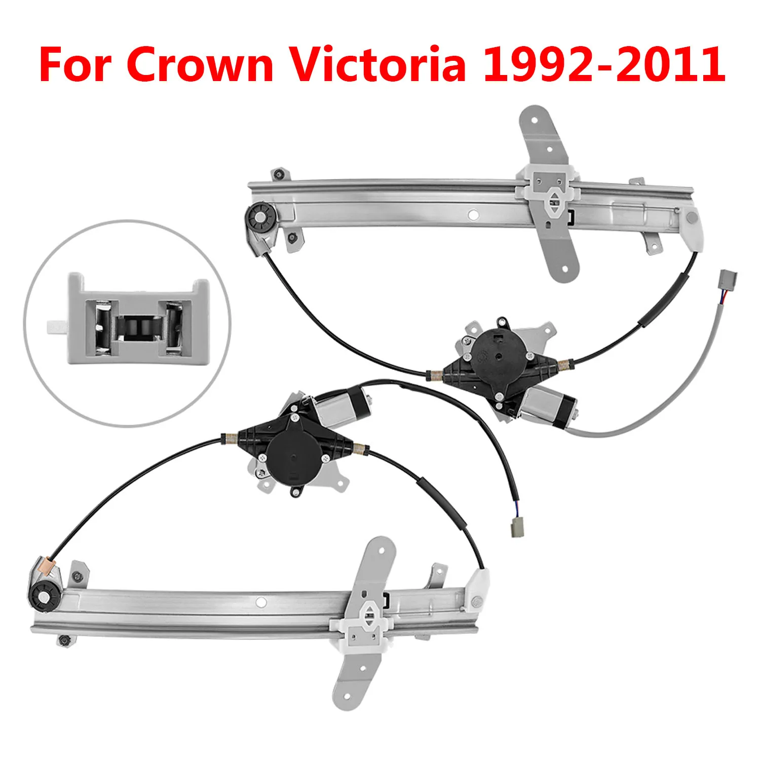 

Car Front Left/Right Side Power Window Regulator with Motor for Ford Crown Victoria 1992-2011 741-664 740-665