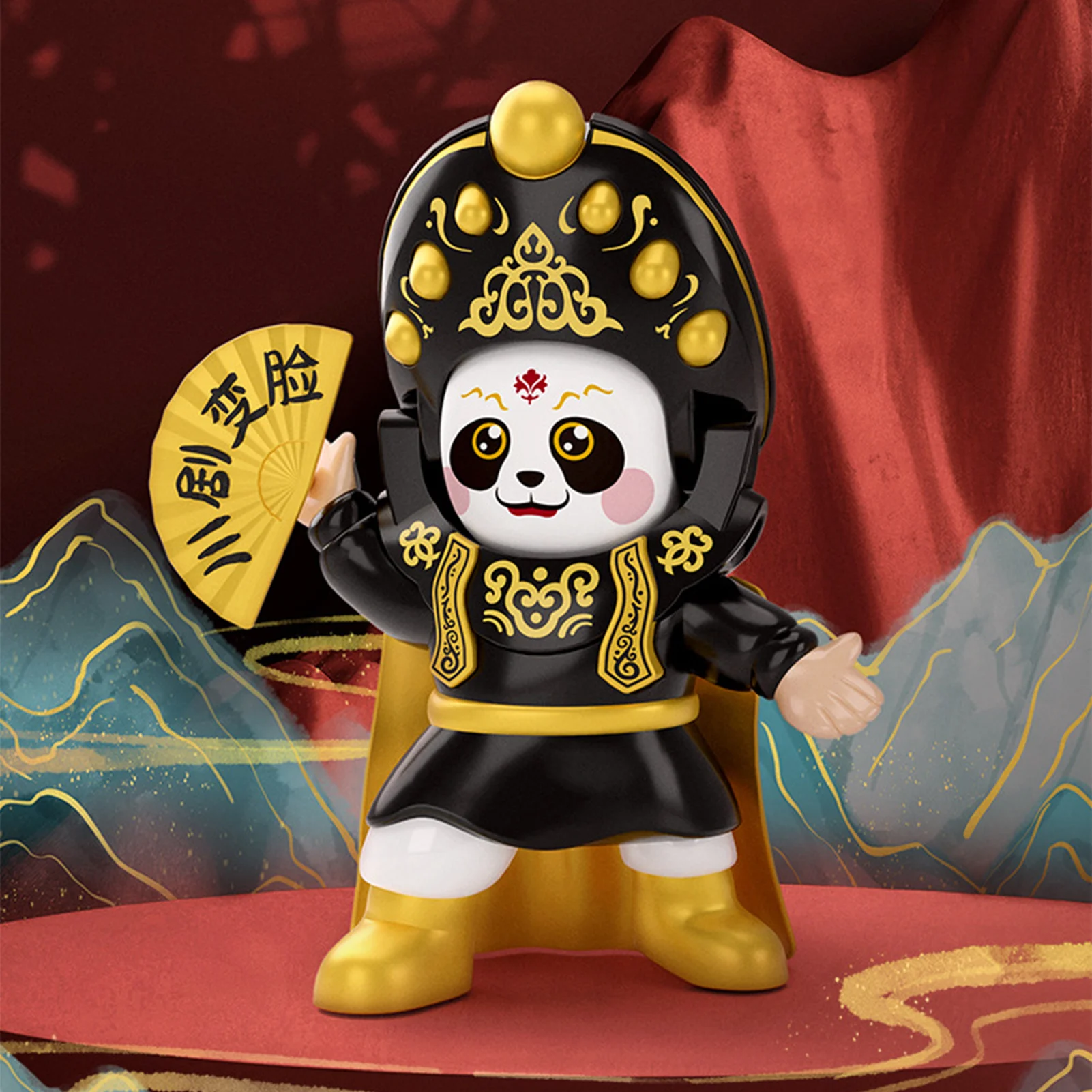 Sichuan  Face Changing Doll Ornaments Delicate and Compact Decorative Model Toy for Home Car Office Tabletop Ornament