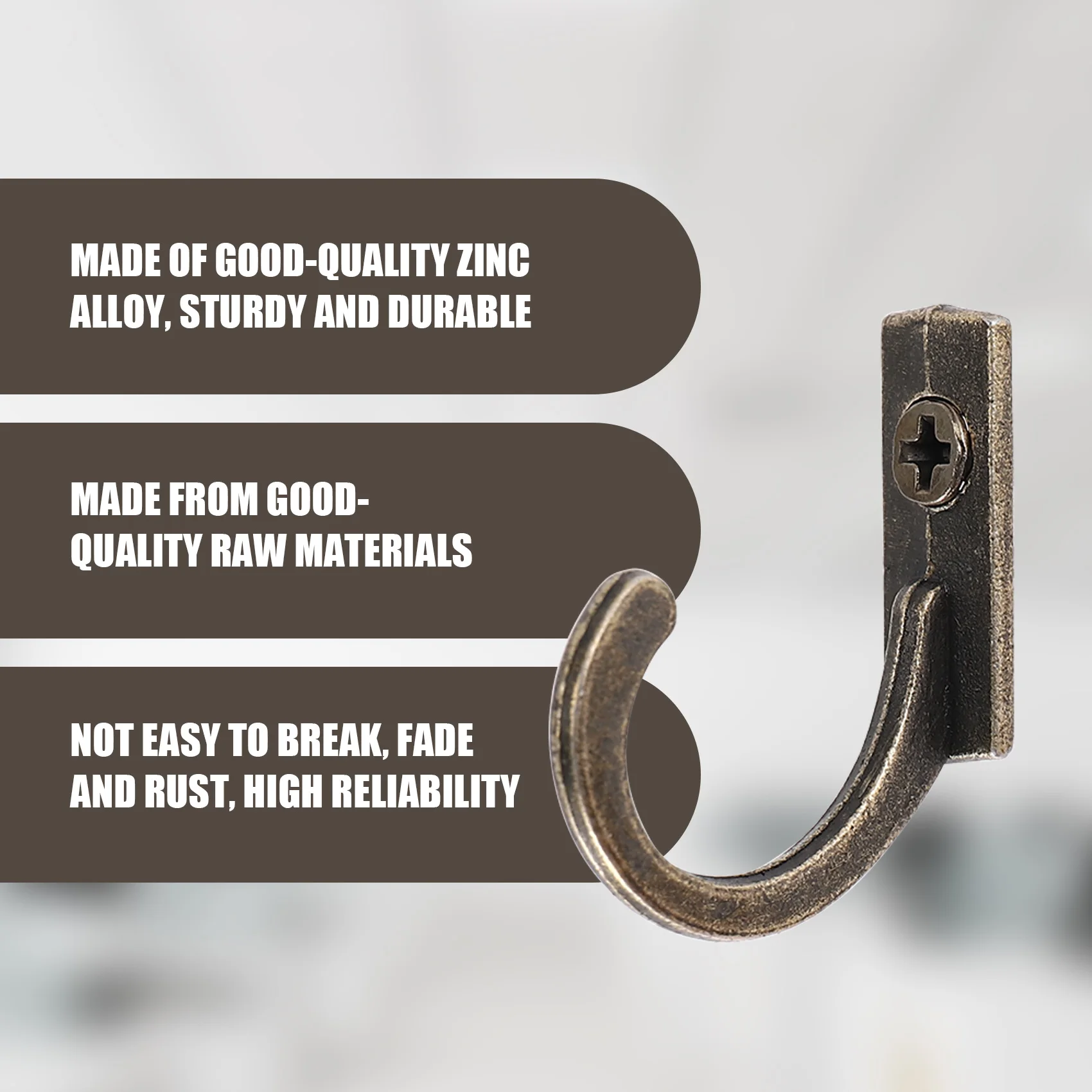 

58 Pieces Wall Mounted Hook, Small Coat Hooks, Single Hanger For Hanging Coffee Cups, Kitchen Towel