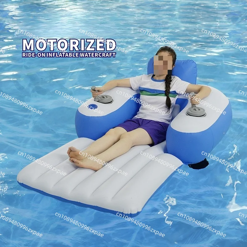 Electric Propeller for Inflatable Float & Floating Chair Motorized Water Float Ring, Portable Water Driving Propulsion Accessory
