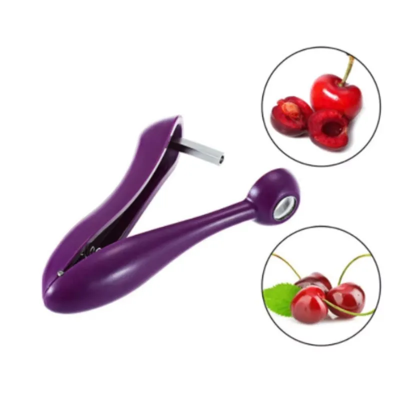 1-6Pcs Cherry Jujube Pitter Multifunctional, Fast Fruit Pit Remover Squeeze Tool, Kitchen Fruit Vegetable Gadget