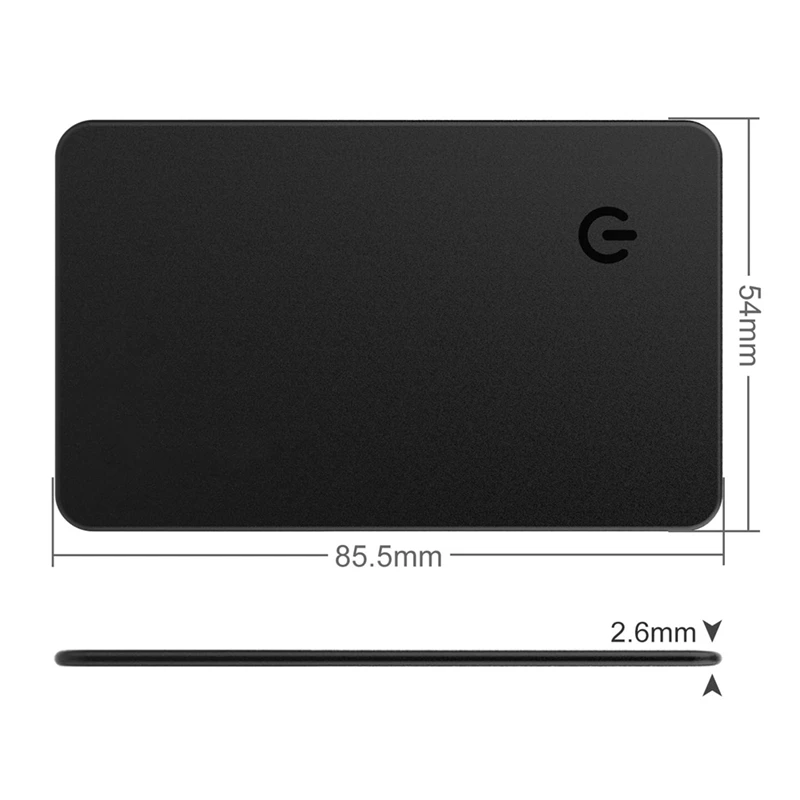 Carteira Rastreador Cartão Carteira Finder para IOS, meu localizador Bluetooth para o telefone, bagagem, saco, impermeável, durável, fácil instalar